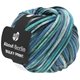 Lana Grossa BULKY Print (ABOUT BERLIN) | 152-white/petrol/jeans/jade/dark gray