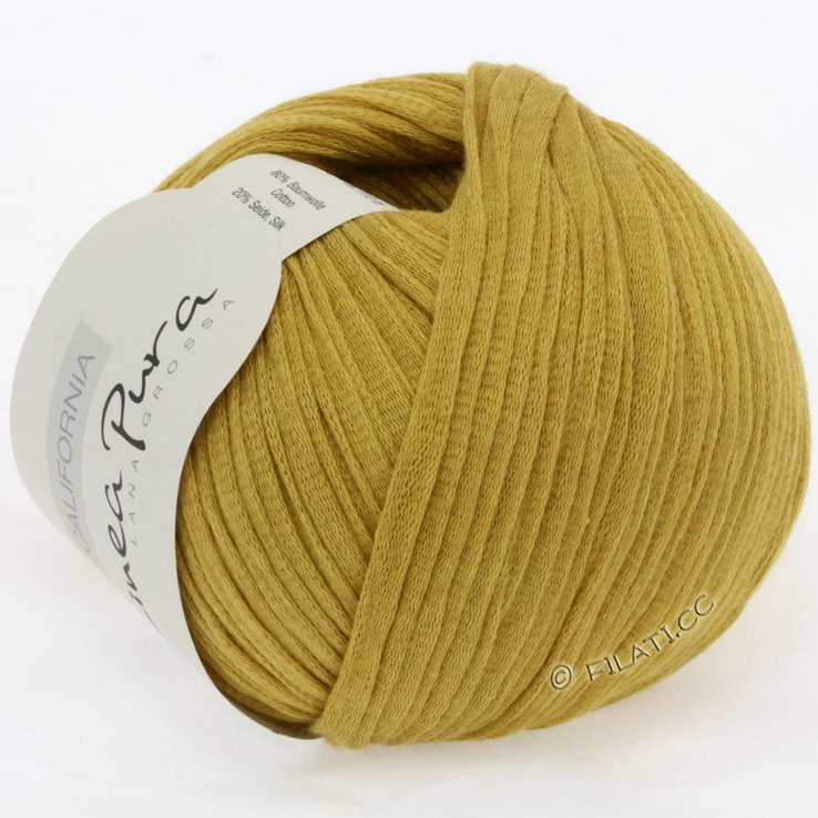 Lana Grossa CALIFORNIA Uni/Print (Linea Pura) | 001-yellow