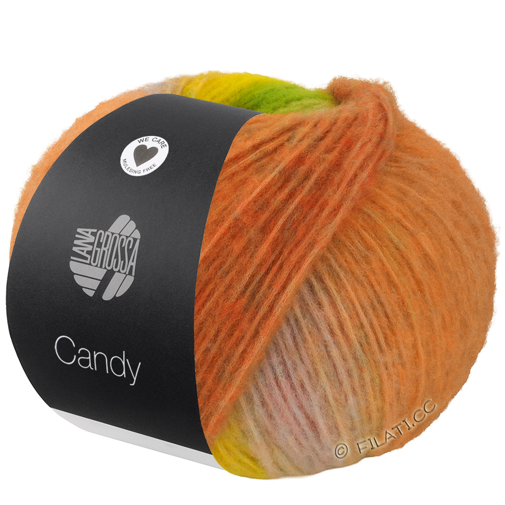 Lana Grossa CANDY | 01-antique pink/gray rose/gray beige/yellow green/yellow/camel/beige/mint/orange/blue/mud/light gray/pale gray