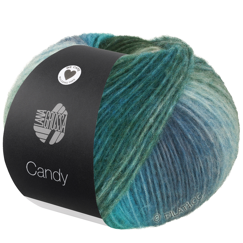 Lana Grossa CANDY | 02-rust/dark gray/light gray/turquoise/white/gray blue/gray green/gray purple/light rust/gray brown/light blue/dark blue