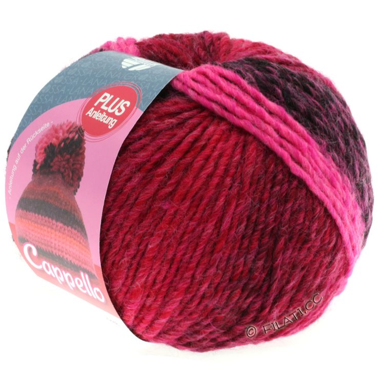 Lana Grossa CAPPELLO | 001-pink/raspberry/red/bordeaux/eggplant
