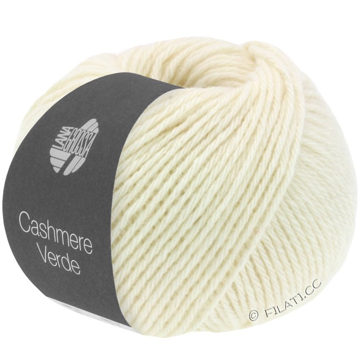Lana Grossa CASHMERE VERDE | 01-raw white