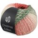 Lana Grossa CHRISTMAS EDITION BIG LUREX | 204-blackberry/dark red/red/light red/ecru/white green/dark green/black green striped