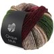 Lana Grossa CINQUE MULTI | 23-dark green/black/camel/wine red/gray green/peach/white/dark brown mottled
