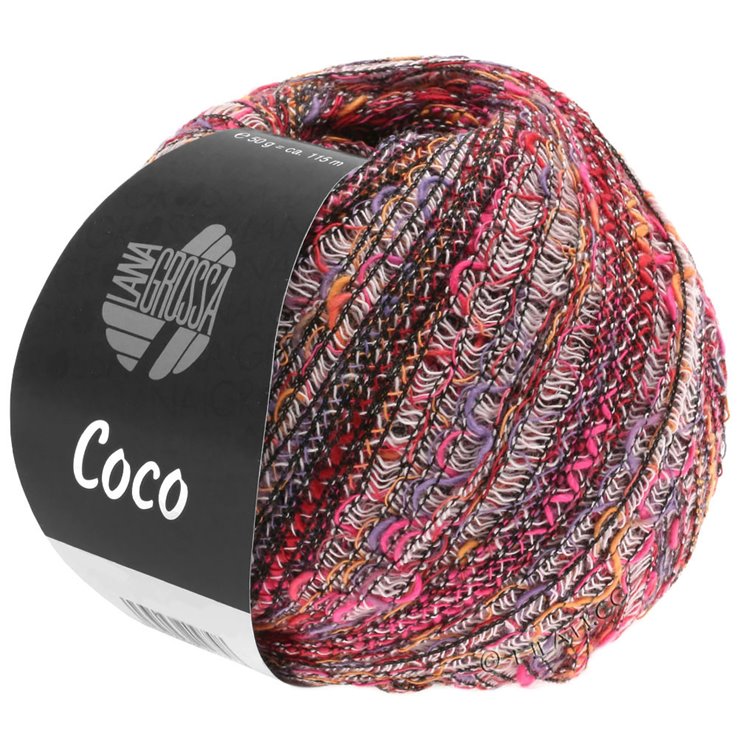 Lana Grossa COCO | 01-pink/purple/rose/orange