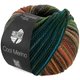 Lana Grossa COOL MERINO Color | 312-dark green/light green/gray purple/orange/saffron yellow/camel/nougat/dark olive