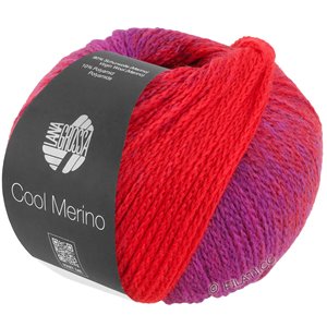 Lana Grossa COOL MERINO Dégradé | 306-red violet/dark red/red