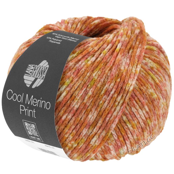 Lana Grossa COOL MERINO Print | 109-beige/rust/mustard/terracotta