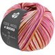 Lana Grossa COOL WOOL 4 SOCKS PRINT III | 7201-pink/wine red/ecru/yellow/camel