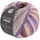 Lana Grossa COOL WOOL 4 SOCKS PRINT | 7764-mint/pastel rose/berry/blue purple/subtle beige/gray brown/clay red/blackberry/light gray