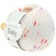 Lana Grossa COOL WOOL Baby 25g | 352-white/raspberry/purple/purple