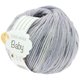 Lana Grossa COOL WOOL Baby 25g | 356-light gray/gray blue/dark blue