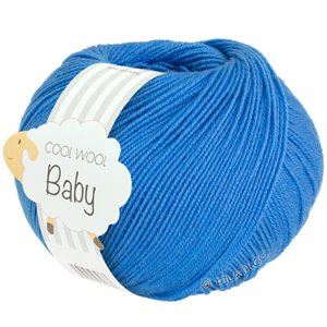 Lana Grossa COOL WOOL Baby Uni/Print 50g | 322-cornflower blue