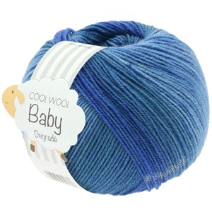 Lana Grossa COOL WOOL Baby Dégradé | 504-jeans/pigeon blue/violet blue