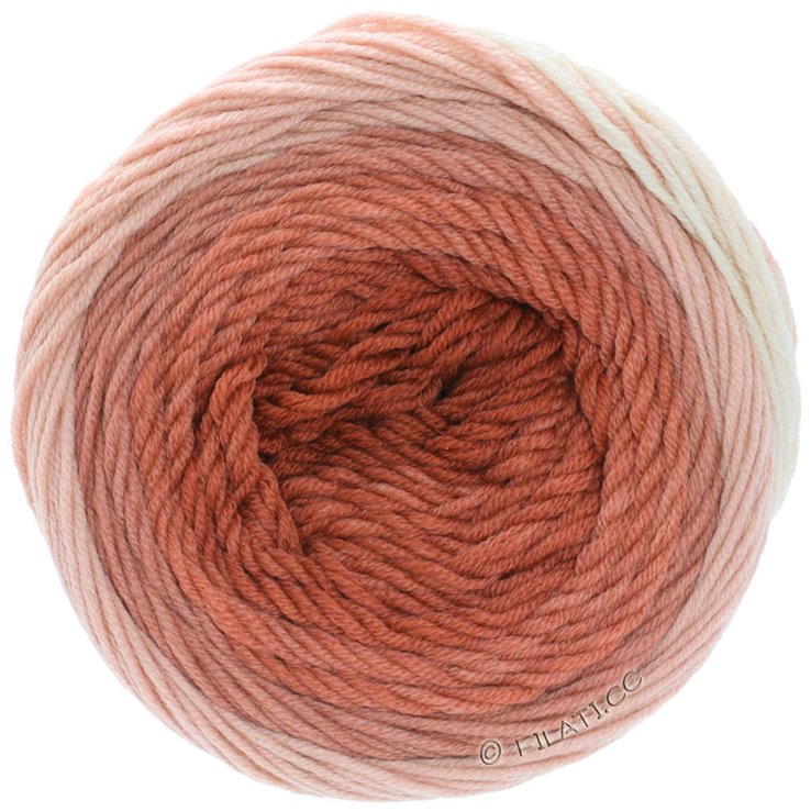 Lana Grossa COOL WOOL Big 1:1 | 5003-ecru/antique pink/salmon pink/terracotta