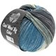 Lana Grossa COOL WOOL Big Color | 4006-petrol blue/green gray/graphite/natural/light gray