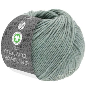 Lana Grossa COOL WOOL Big Melange (GOTS) | 209-gray green mottled