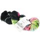 Lana Grossa COOL WOOL Hand-dyed | 106-black/gray/peach/pink/green/purple