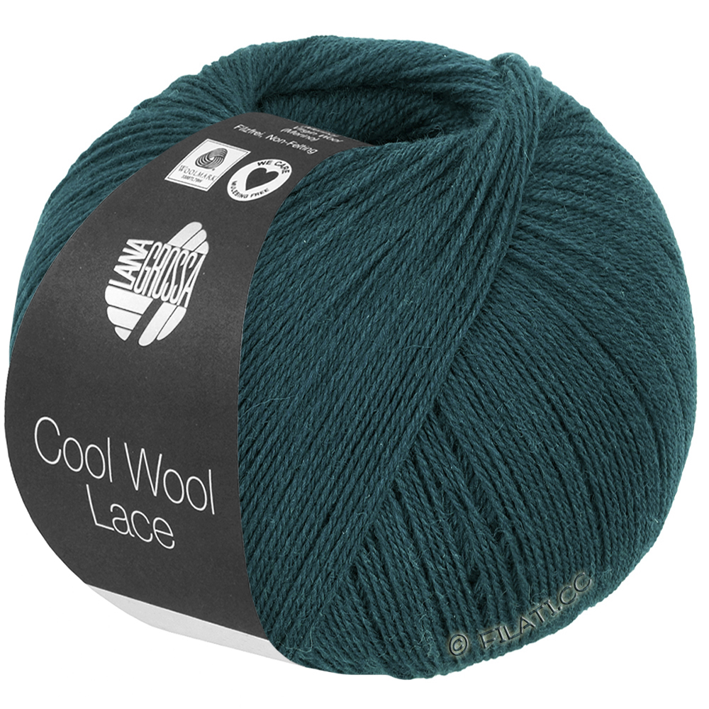 Lana Grossa COOL WOOL Lace | 69-dark petrol