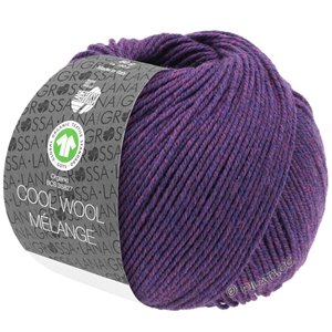 Lana Grossa COOL WOOL  Melange (GOTS) | 103-dark violet mottled
