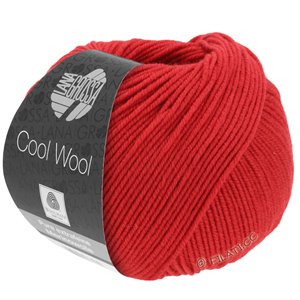 Lana Grossa COOL WOOL   Uni/Melange/Neon | 0437-carmine red