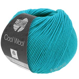Lana Grossa COOL WOOL   Uni/Melange/Neon | 0502-turquoise blue