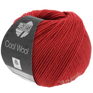 Lana Grossa COOL WOOL   Uni/Melange/Neon | 0514-dark red