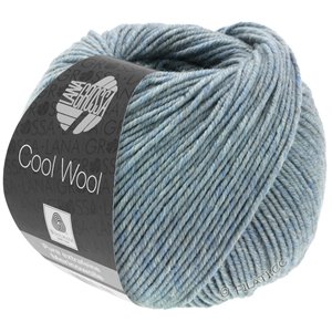 Lana Grossa COOL WOOL   Uni/Melange/Neon | 7154-gray blue mottled
