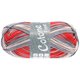 Lana Grossa COTONE FINE Print | 803-natural/gray/strawberry/red