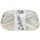 Lana Grossa COTONE Print/Spray/Mouliné | 315-white/rose/beige/silver gray