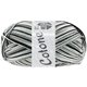 Lana Grossa COTONE Print/Spray/Mouliné | 317-white/silver gray/dark gray/black