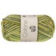 Lana Grossa COTONE Print/Spray/Mouliné | 367-white green/kiwi green/opal green/patina green
