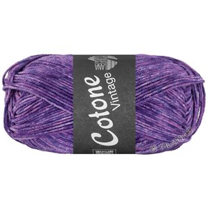 Lana Grossa COTONE Vintage | 266-blue violet/red violet/rose mottled