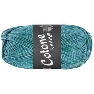Lana Grossa COTONE Vintage | 267-turquoise/aquamarine mottled