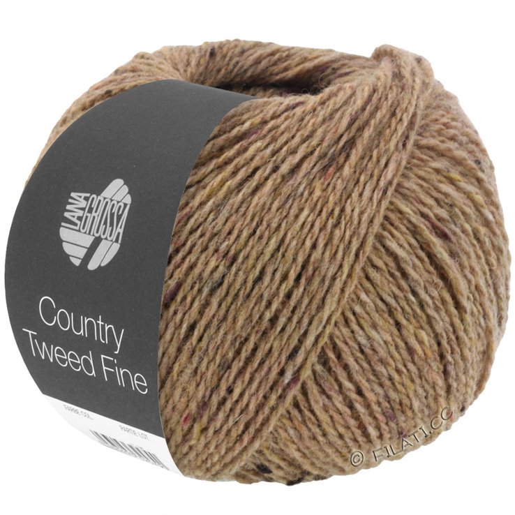 Lana Grossa COUNTRY TWEED Fine | 109-nougat mottled
