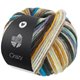 Lana Grossa CRAZY | 03-pale yellow/yellow/dark gray/light gray/dark green/seashell