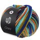 Lana Grossa CRAZY | 10-turquoise/orange/mustard/royal