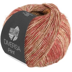 Lana Grossa DIVERSA PRINT | 101-terracotta/ochre/camel/brick red/taupe