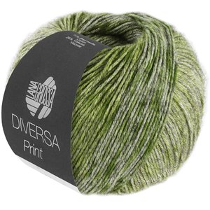 Lana Grossa DIVERSA PRINT | 107-olive/green/yellow green/forest green/gray green