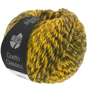 Lana Grossa DUETTO CLASSICO | 01-mustard yellow/gray olive/black olive
