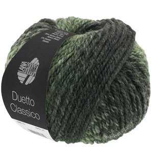 Lana Grossa DUETTO CLASSICO | 08-reseda green/moss green/black green