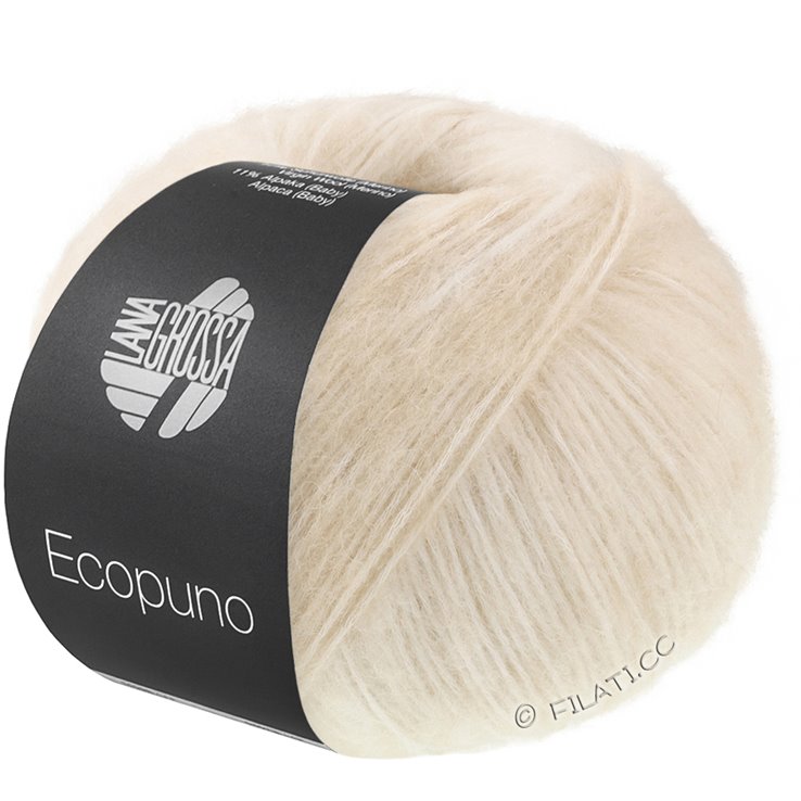 Lana Grossa ECOPUNO Sfumato | 701-raw white/beige