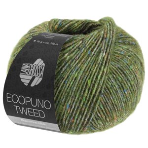 Lana Grossa ECOPUNO Tweed | 305-olive green mottled