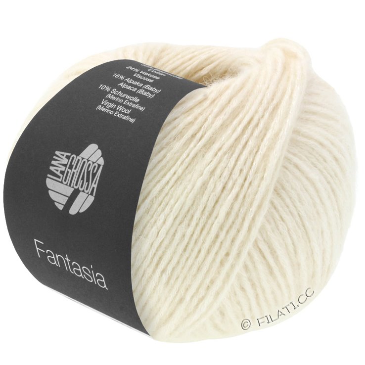 Lana Grossa FANTASIA | 01-raw white