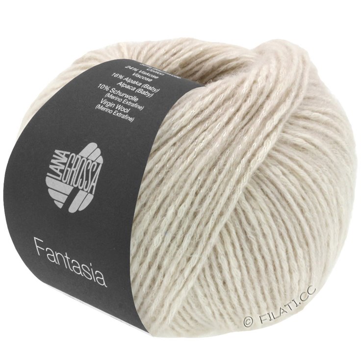 Lana Grossa FANTASIA | 10-Stone white
