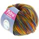 Lana Grossa FELTRO Multicolor | 405-petrol/blue violet/saffron yellow/red brown/burgundy