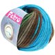 Lana Grossa FELTRO Print | 0376-turquoise/gray brown/gray green/dark gray