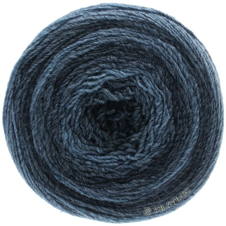 Lana Grossa GOMITOLO 200 Dégradé | 301-jeans/dark blue