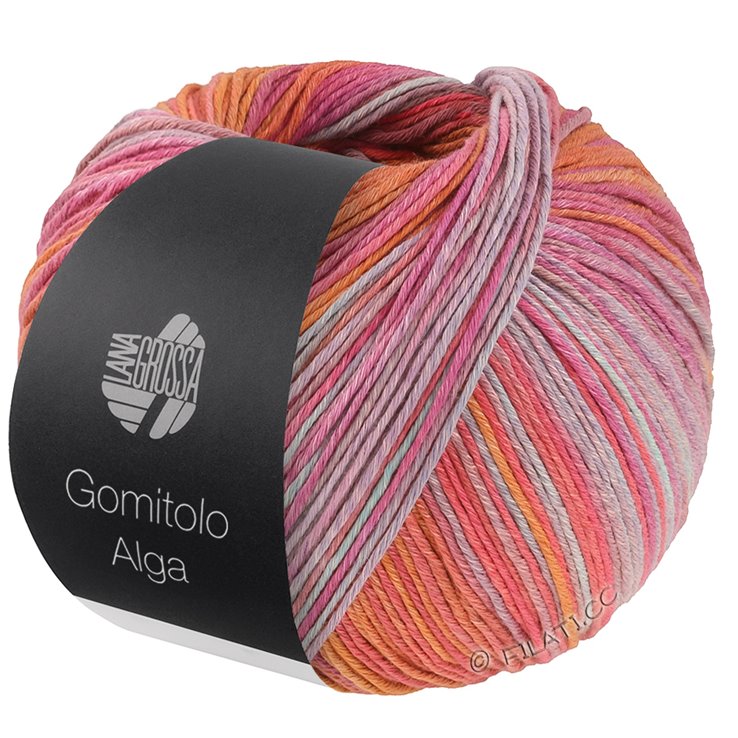 Lana Grossa GOMITOLO ALGA | 2021-red/orange/fuchsia/mint/blackberry/gray