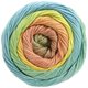 Lana Grossa GOMITOLO ALOHA | 305-yellow/orange/salmon/light green/blue green/sand/light brown
